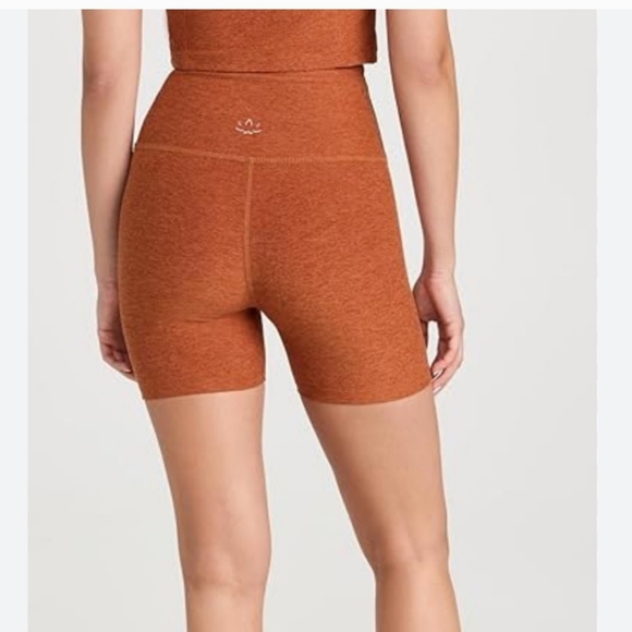 Beyond Yoga Pants - Beyond Yoga Women's Orange Bike Shorts